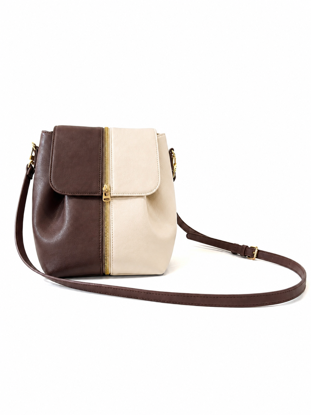 Alphonsine Interchangeable Beige Cream Crossbody/Backpack