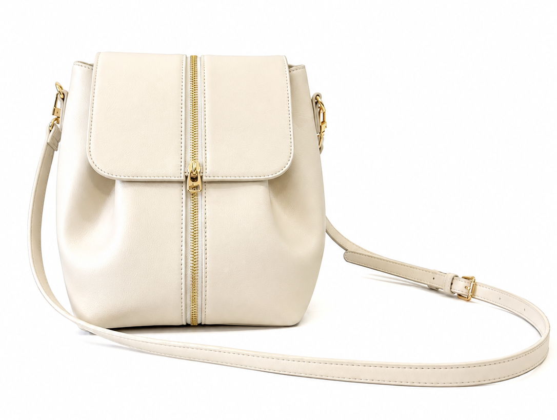 Interchangeable Beige Cream Crossbody/Backpack