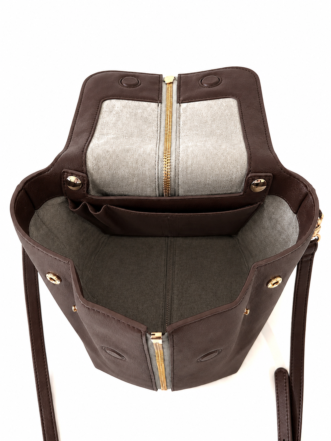 Chocolate brown Crossbody/Backpack