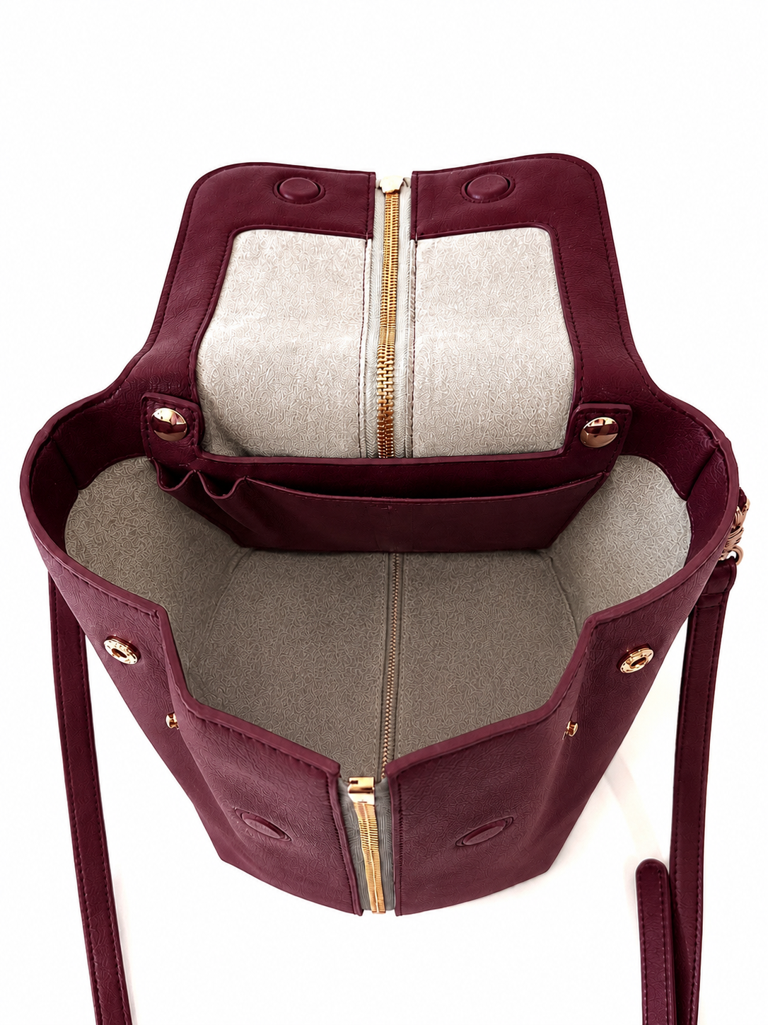 Cherry Burgundy Crossbody/Backpack