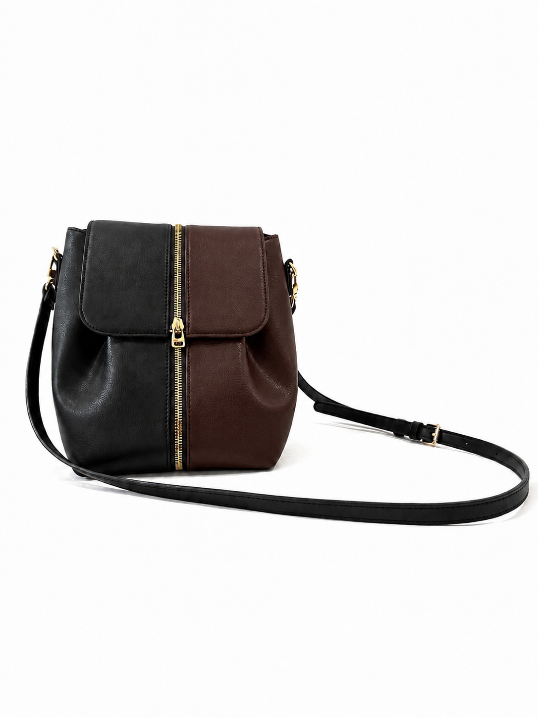 Alphonsine Interchangeable Chocolate brown Crossbody/Backpack
