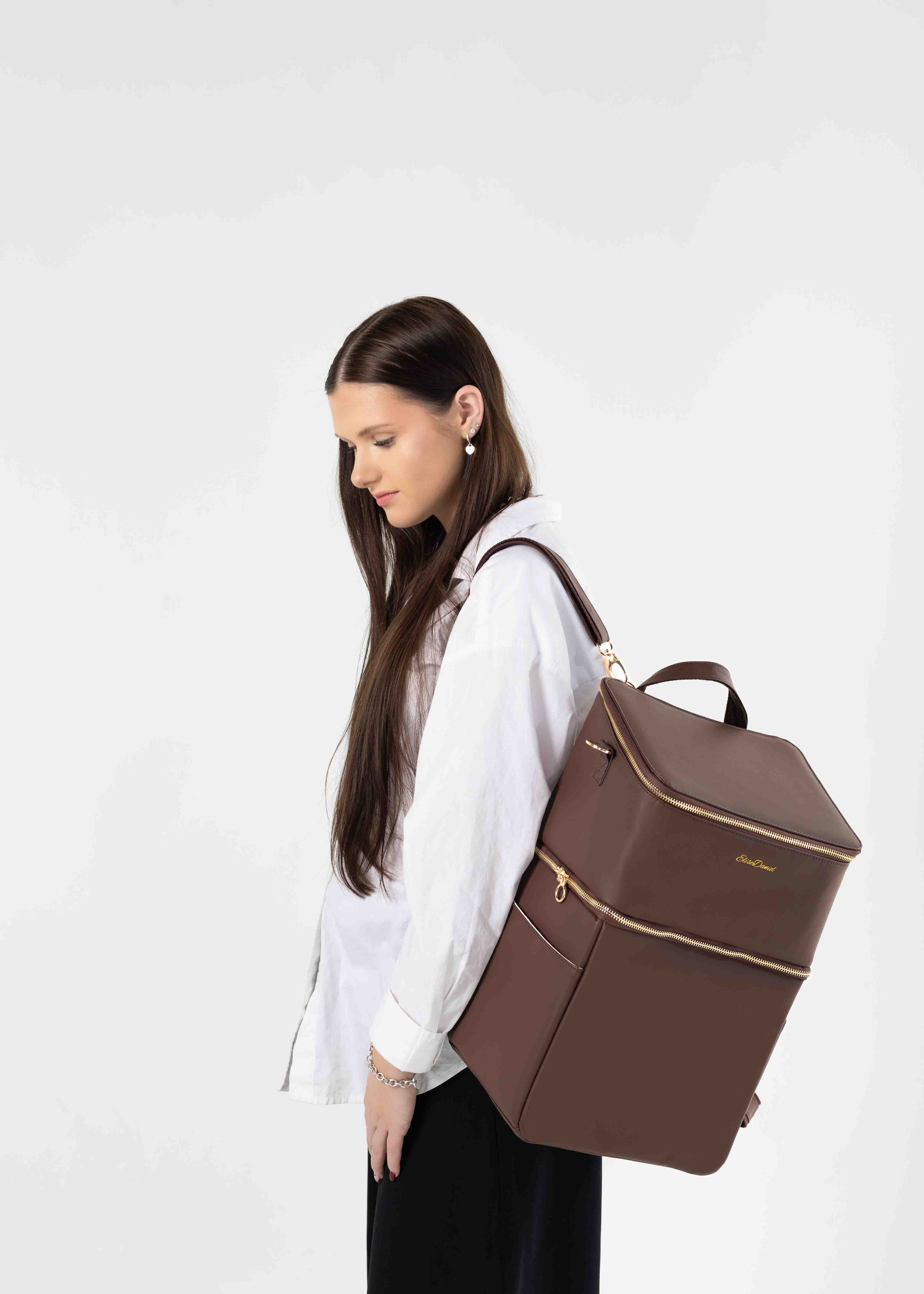 ED diaper bag - Chocolate brown