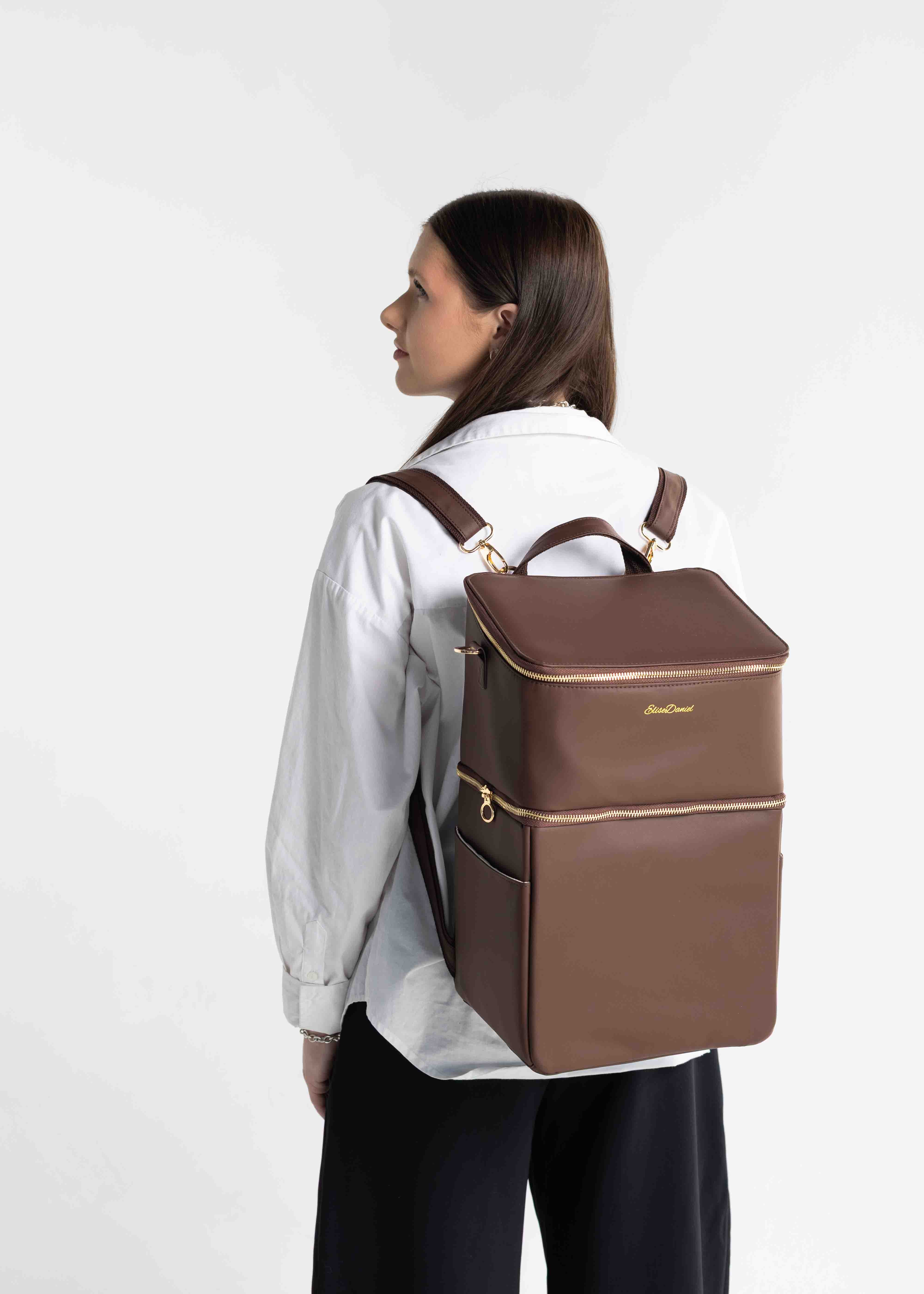 ED diaper bag - Chocolate brown